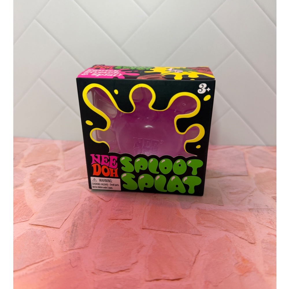 Schylling NeeDoh Sploot Splat Pink Squishy Stretchy Fidget Toy 26075YP NEW
